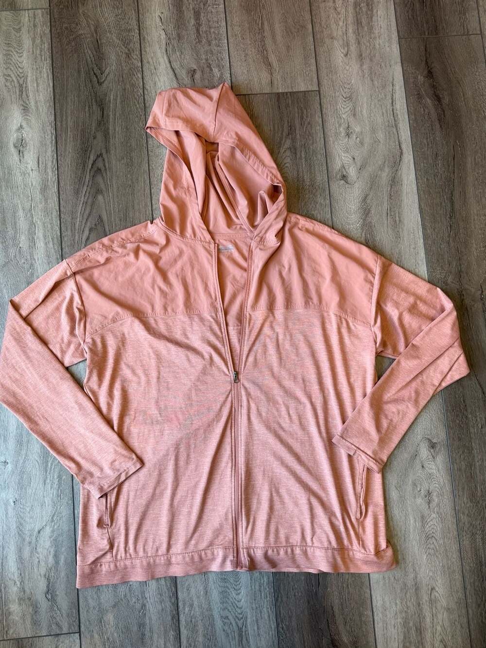 Columbia Full Zip Hoodie Size XL Pink Activewear Jacket